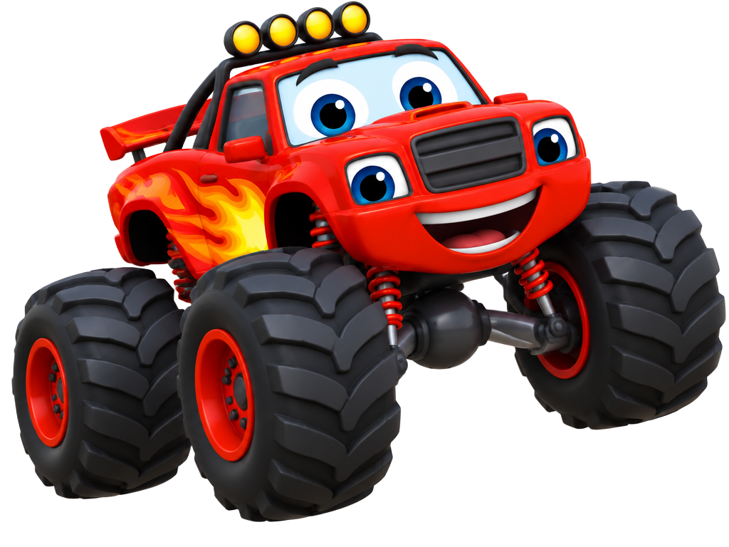 Red monster truck